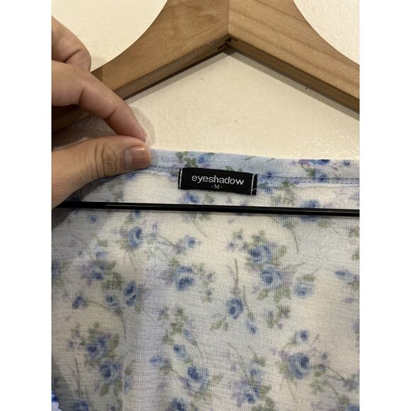 Y2K Coquette Romantic Fairy Floral Top M Cottagecore Goblin Whimsical Parisian - Picture 6 of 12